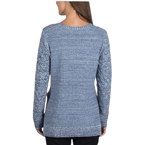 Jeanne Pierre - Women's Fisherman Cable-Knit Sweater - Picture 3 of 5